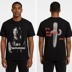 Drake It’s All A Blur Black 2023 Concert T Shirt